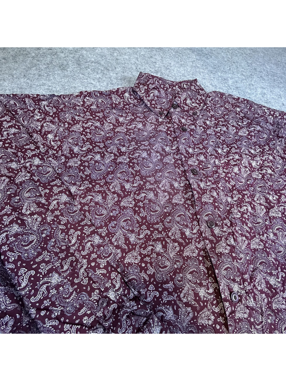 Ariat Paisley Button Up Shirt Men S Western Work Cowboy Rodeo Long Sleeve